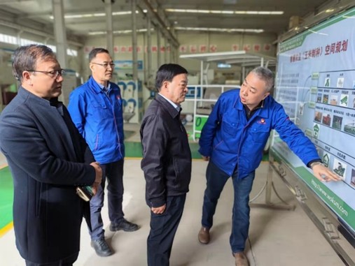 敦煌種業(yè)黨委書(shū)記、董事長(zhǎng)劉興斌等到奧凱種機(jī)、慶和農(nóng)業(yè)公司洽談交流